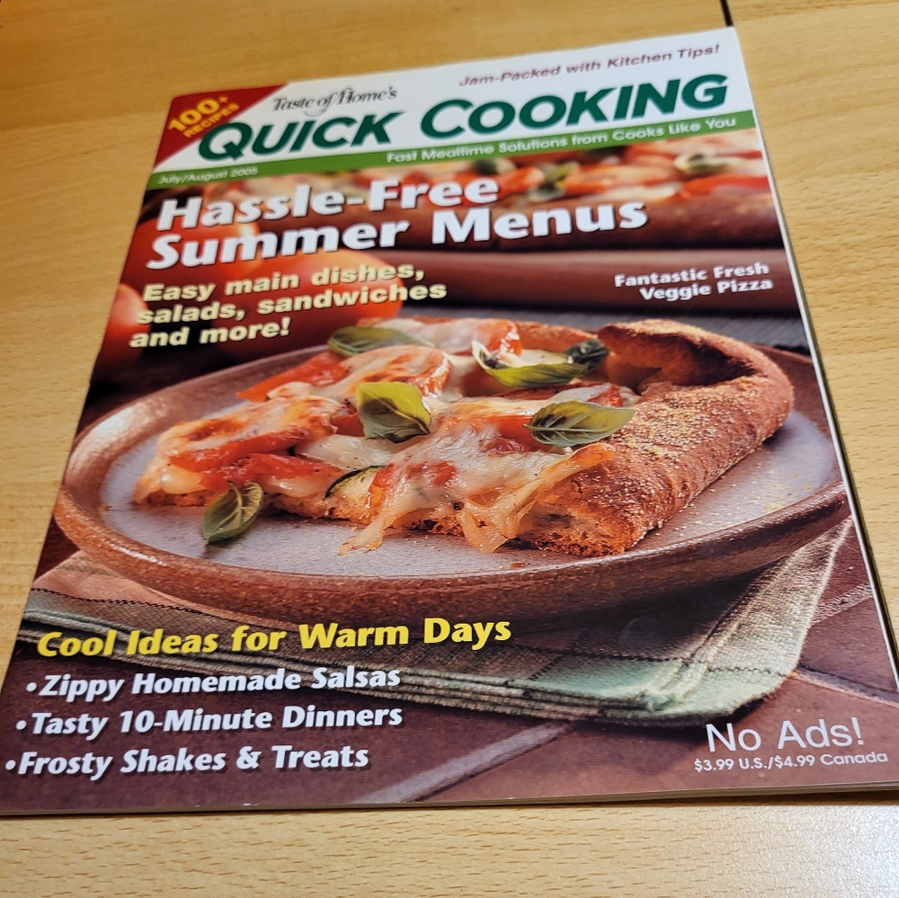 Smoke-free home, Vintage cooking magazines